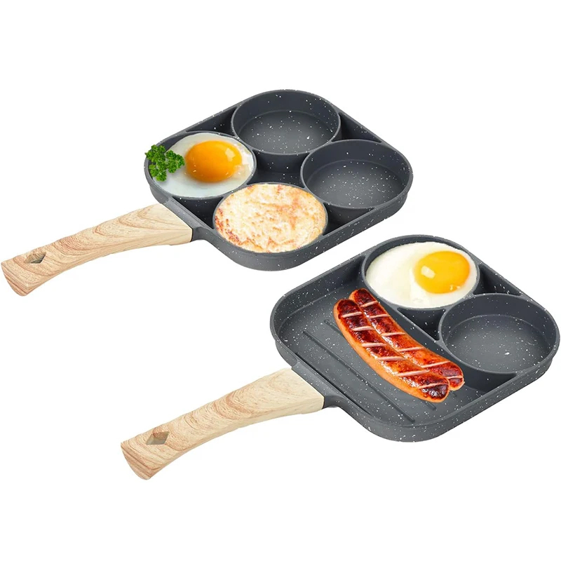 Electric Griddle Pancake - Patelnia do naleśników i jajek, 4-komorowa