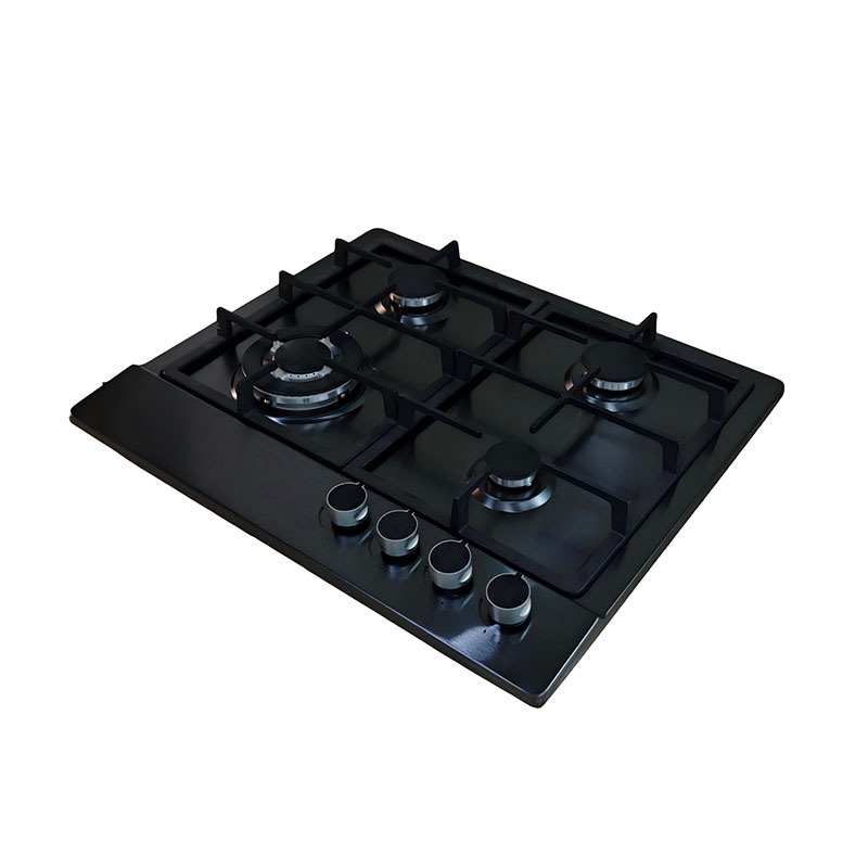 Kitchen Appliances Built In - Kuchenka gazowa 4-palnikowa, ze stali nierdzewnej,