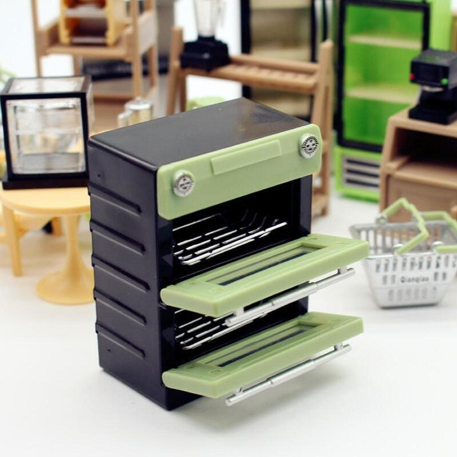 Kitchen Appliances Green - Miniaturowy Kuchenkowy Urządzenie do Domku dla