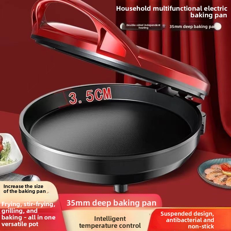 Electric Griddle Pancake - Elektryczna płyta grillowa, dwustronne ogrzewanie do