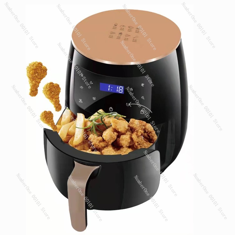Kitchen Appliances Large - Frytkownica beztłuszczowa 6L o dużej pojemności,