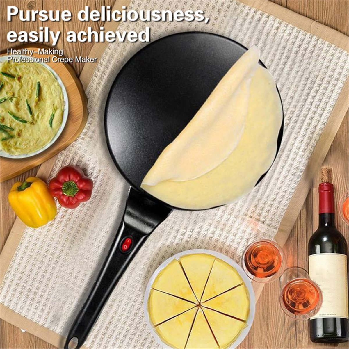 Elektryczna maszyna do naleśni – Crepe Maker Non Stick recenzja i cena