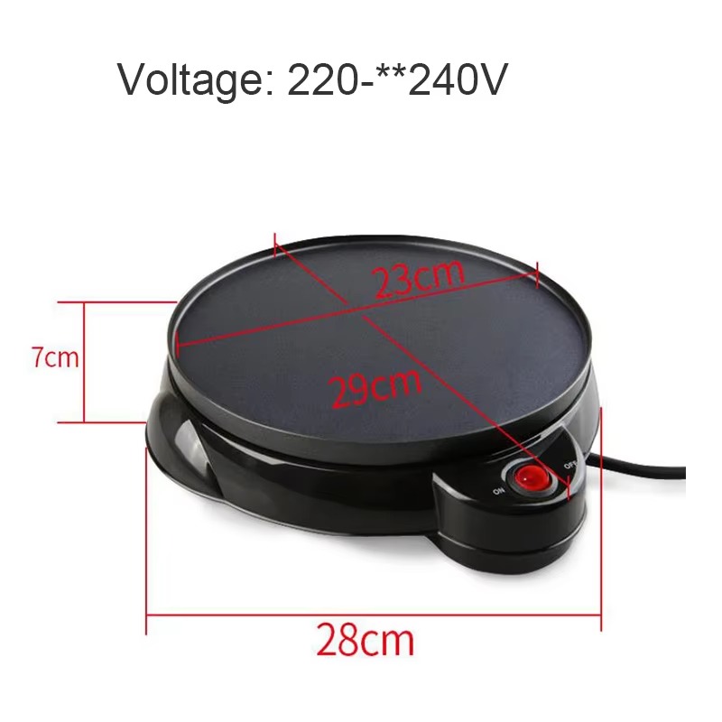 220V 650W kuchnia elektryczna  – Crepe Maker Non Stick recenzja i cena