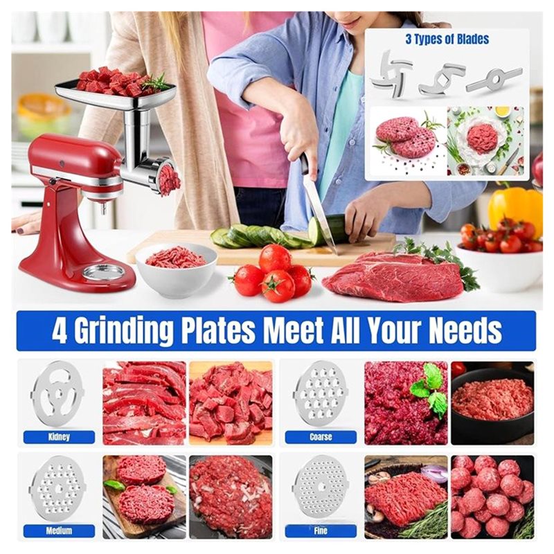 AC93 - Do miksera stojącego Ki – Meat Grinder Attachment recenzja i cena